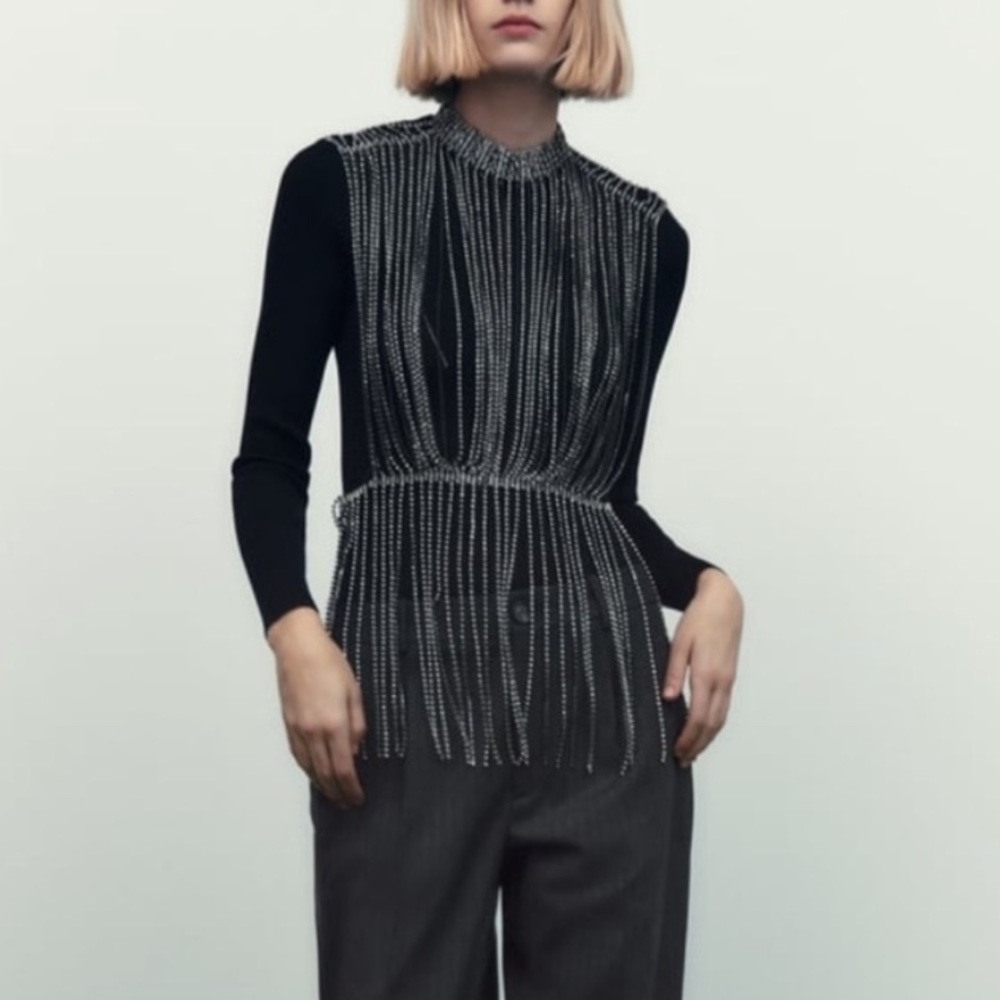 ZARA Bloggers Fave Jewel Top